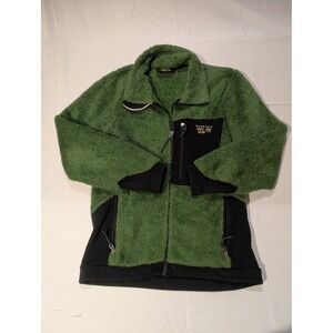 Mountain Hardwear Women Medium Sherpa Full Zip Jacket Green Outdoors Comfy